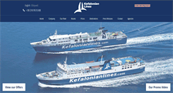 Desktop Screenshot of kefalonianlines.com